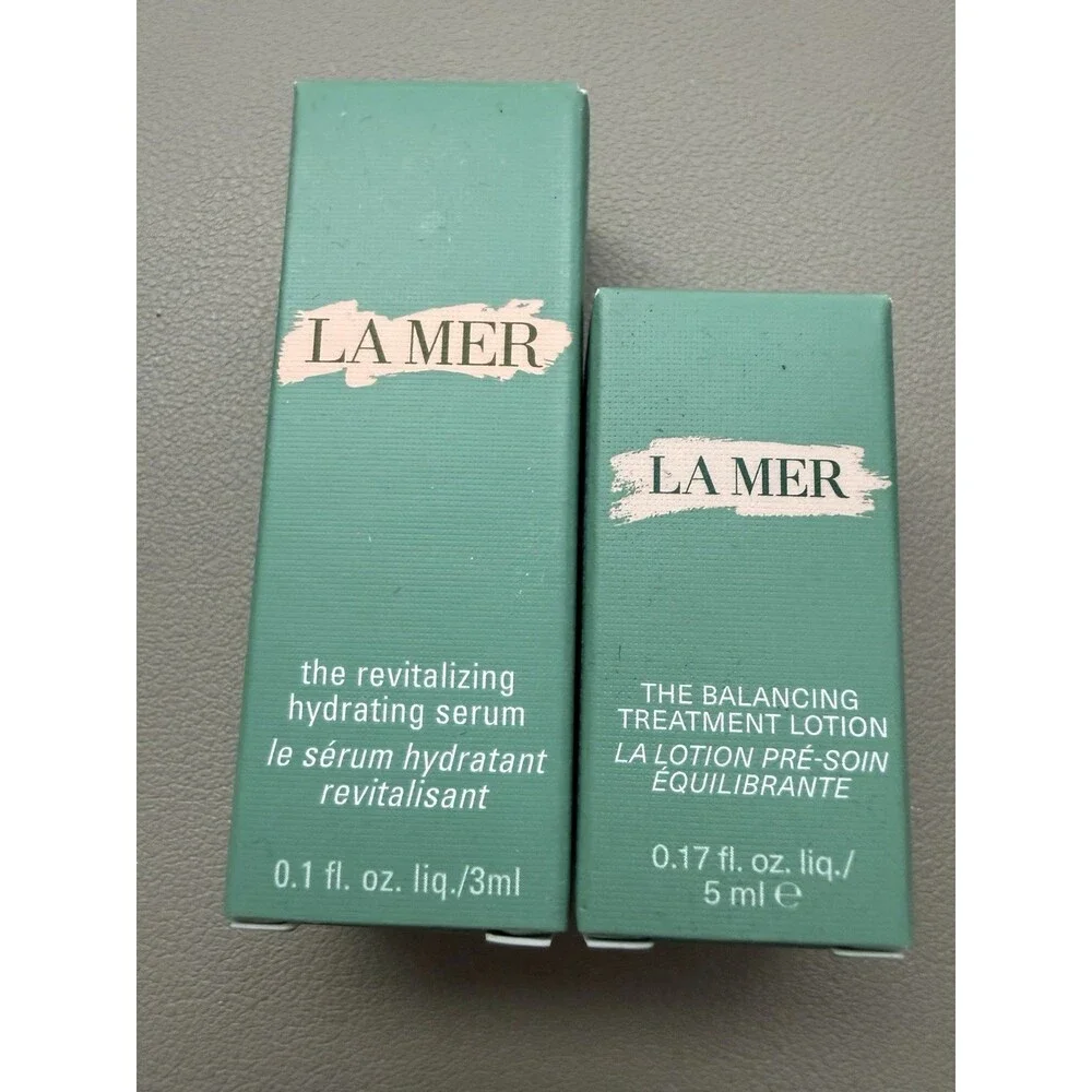 La Mer Travel Size Skin Care Set Cleanser Serum Treatment Lotion Soft Cream